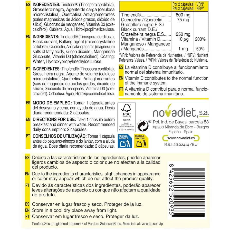 Alestamin 30 cápsulas | Novadiet - Dietetica Ferrer