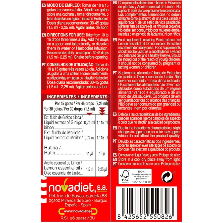 Vascil 50 ml | Novadiet - Dietetica Ferrer