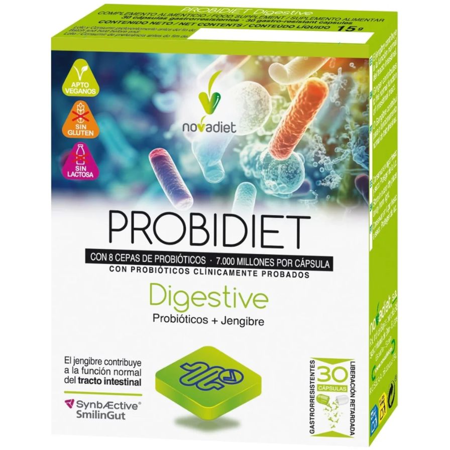 Probidiet Digestive 30 Cápsulas | Novadiet