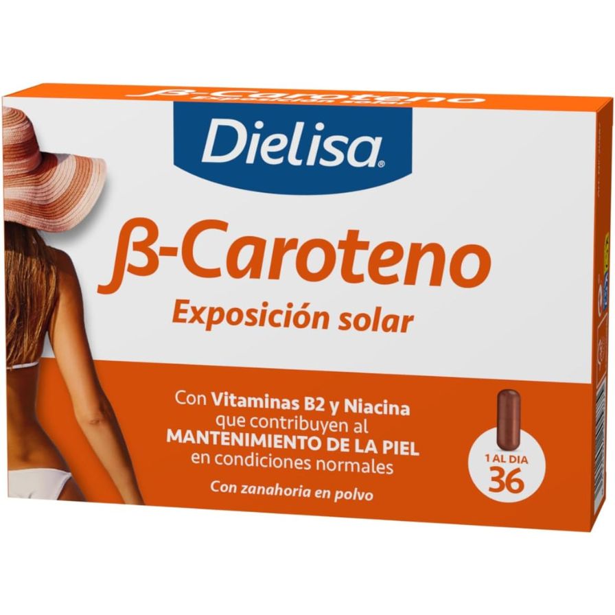 B-Caroteno 36 Cápsulas | Dielisa - Dietetica Ferrer