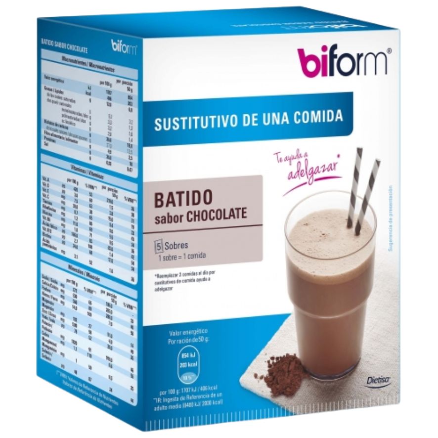 Batido Chocolate 5 Sobres | Biform - Dietetica Ferrer