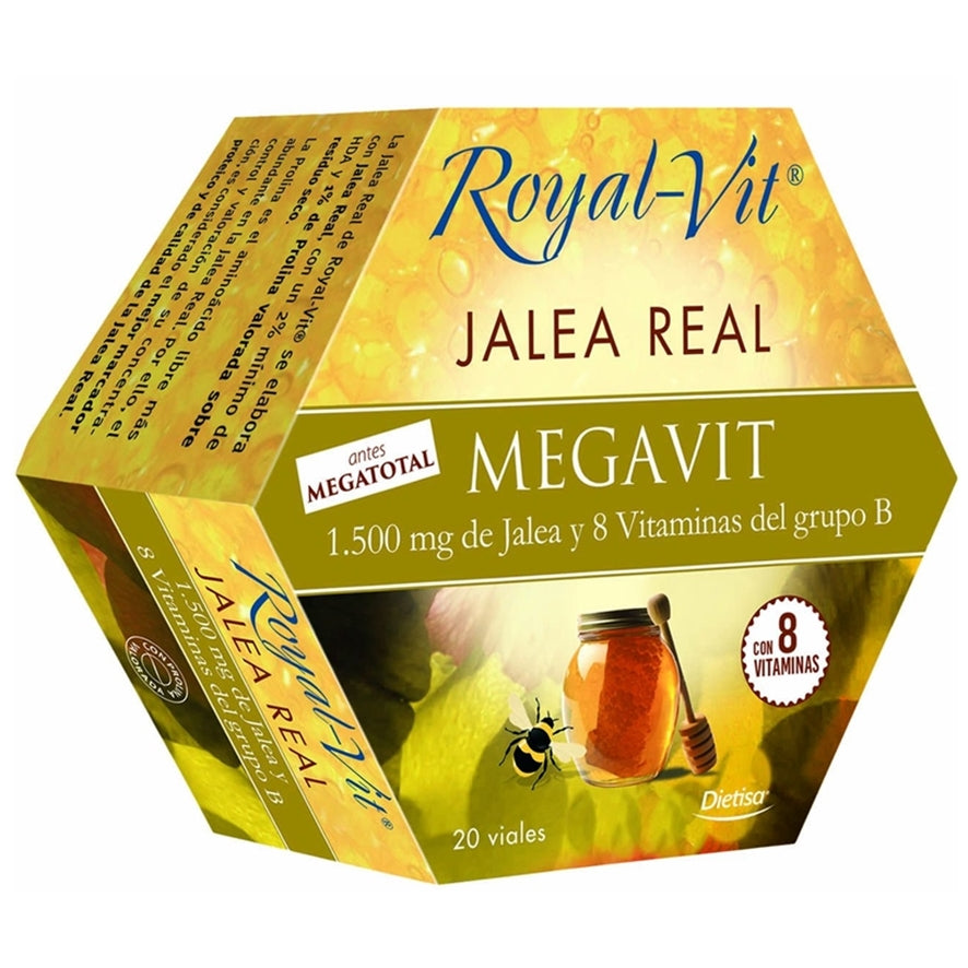 Royal-Vit Mega Vit 20 Viales | Dielisa - Dietetica Ferrer
