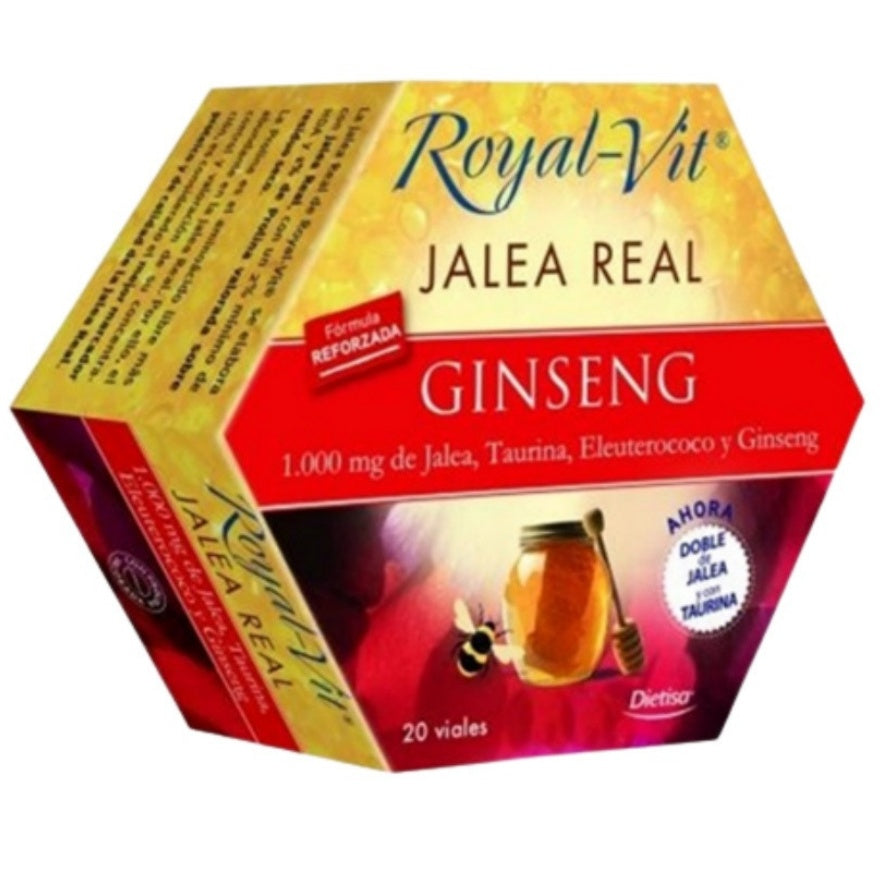 Royal-Vit Ginseng 20 Viales | Dielisa - Dietetica Ferrer