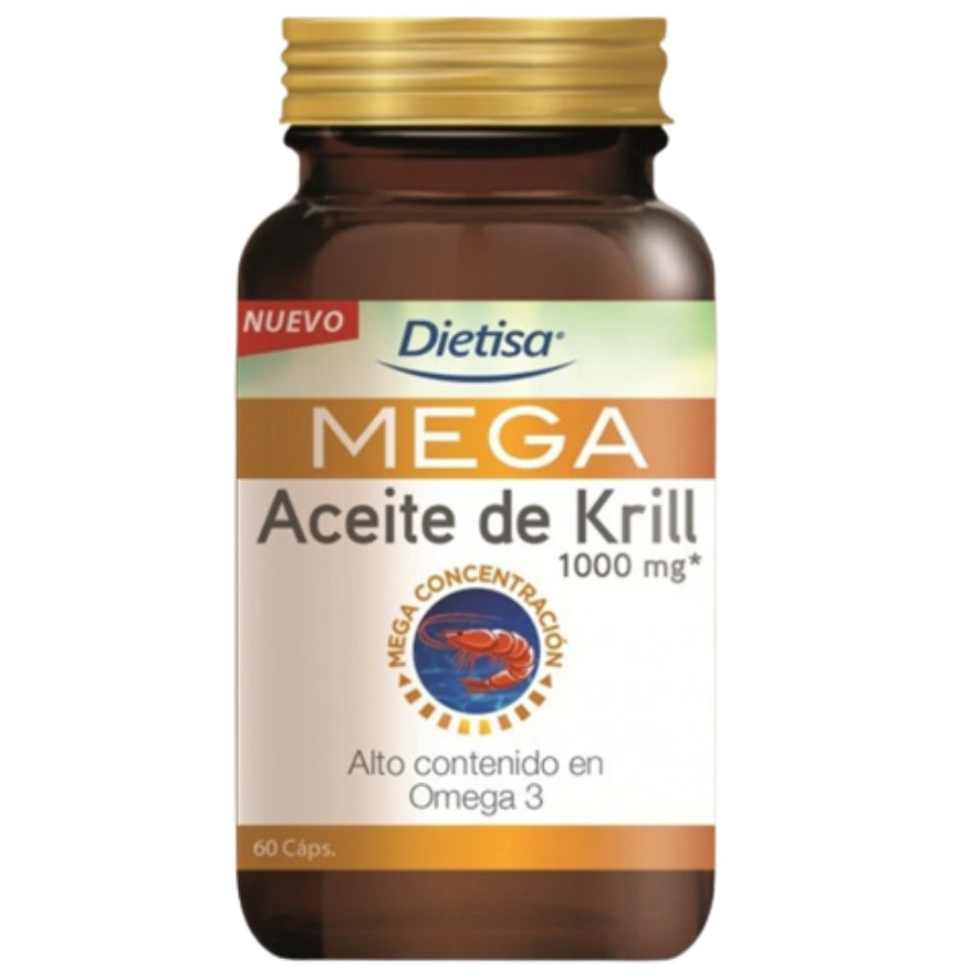 Omega 3 Mega Aceite De Krill 60 Perlas | Dielisa - Dietetica Ferrer