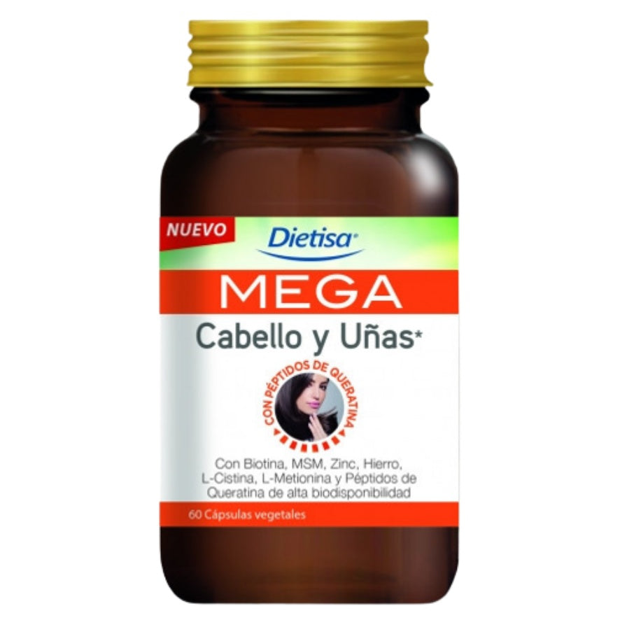 Mega Cabello Y Uñas 60 Cápsulas | Dielisa - Dietetica Ferrer