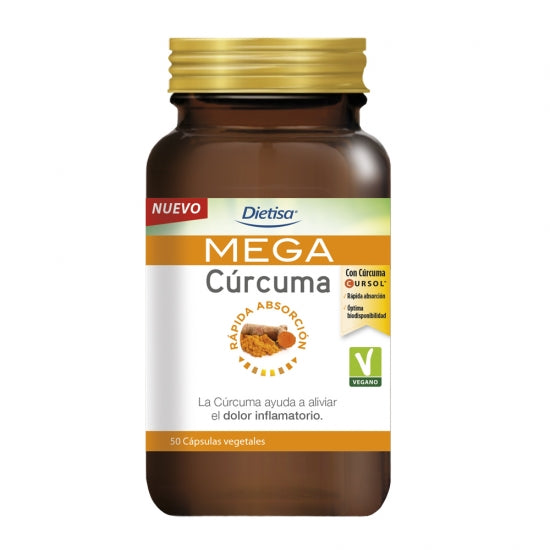 Mega Cúrcuma 50 Cápsulas | Dielisa