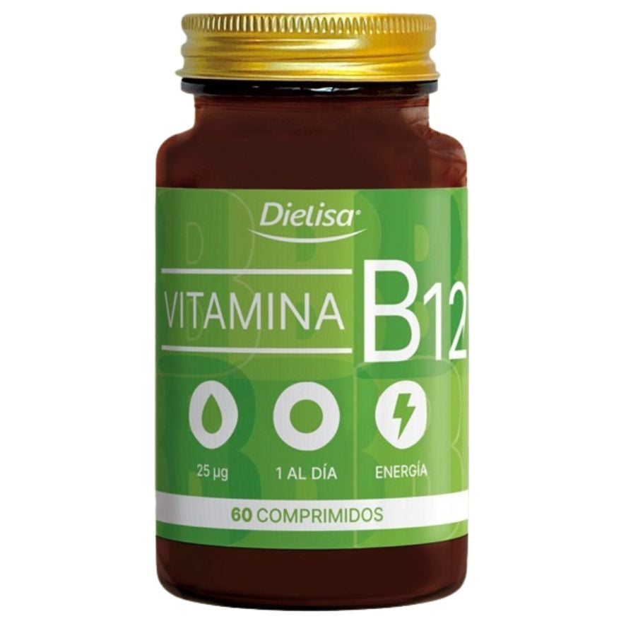 Vitamina B12 60 Comprimidos | Dielisa - Dietetica Ferrer