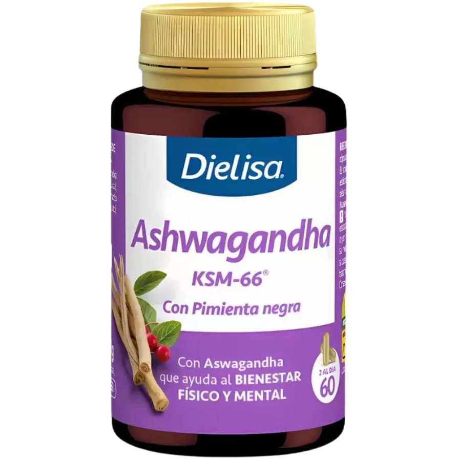 Ashwagandha Ksm 66 60 Cápsulas | Dielisa - Dietetica Ferrer