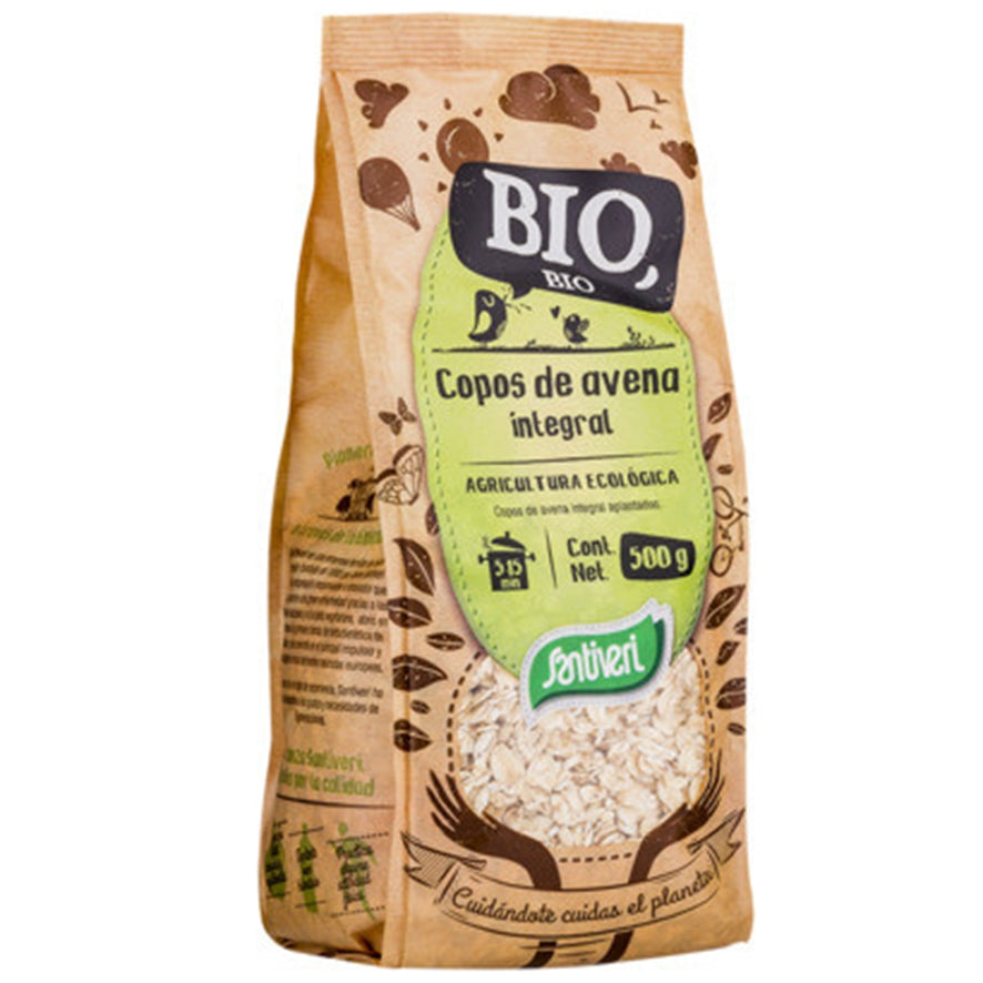 Copos de Avena Integral Bio 500 gr | Santiveri - Dietetica Ferrer
