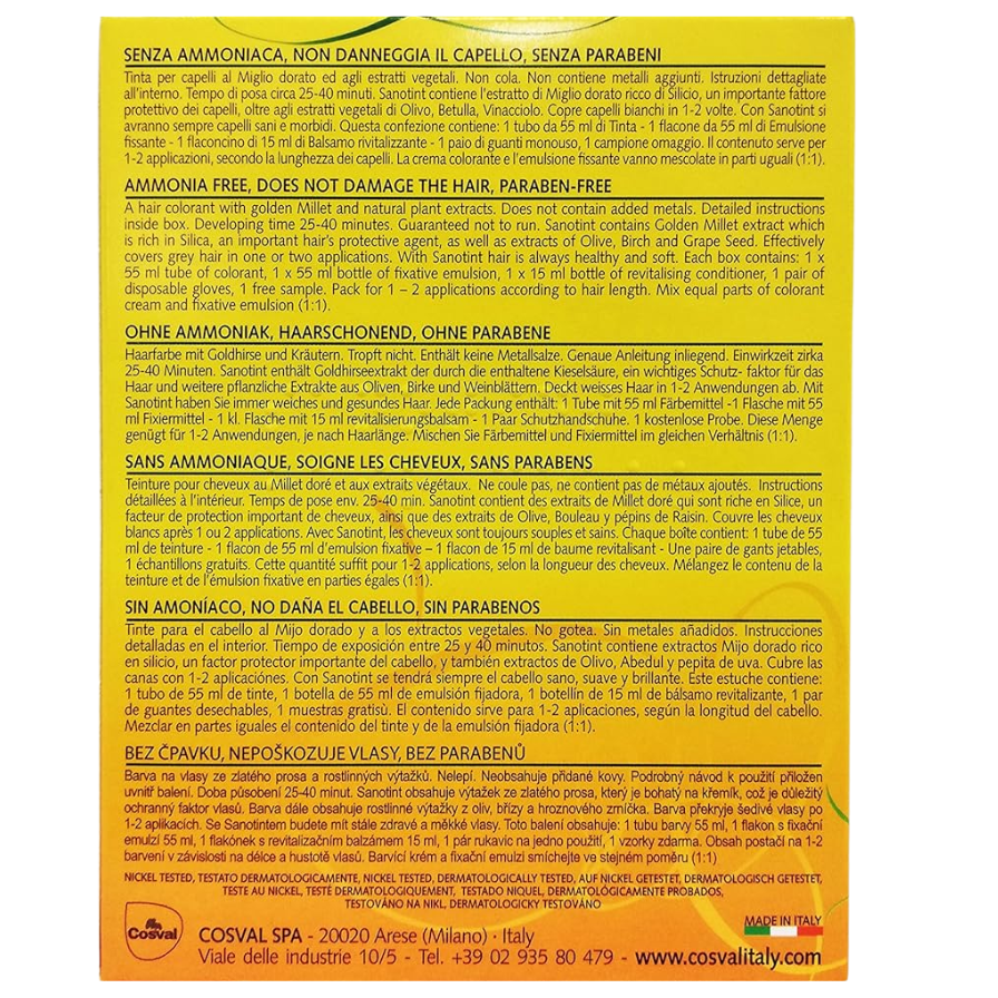 Tinte Natural Sanotint Lig-87 Rubio Dorado I | Sanotint - Dietetica Ferrer