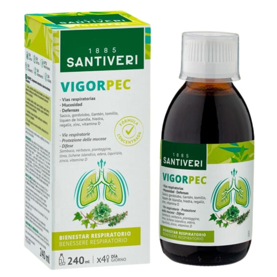 Jarabe Vigor Pec 240 ml | Santiveri - Dietetica Ferrer