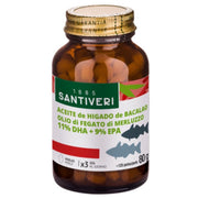 Aceite de Higado de Bacalao 120 Perlas | Santiveri - Dietetica Ferrer