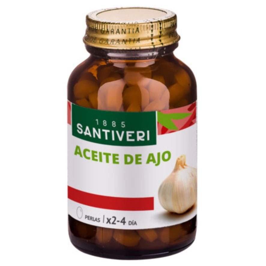Aceite de Ajo 115 Perlas | Santiveri - Dietetica Ferrer
