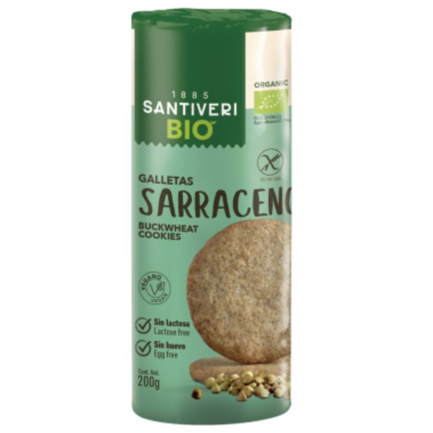 Galletas Digestive Sarraceno Bio 200 gr | Santiveri - Dietetica Ferrer