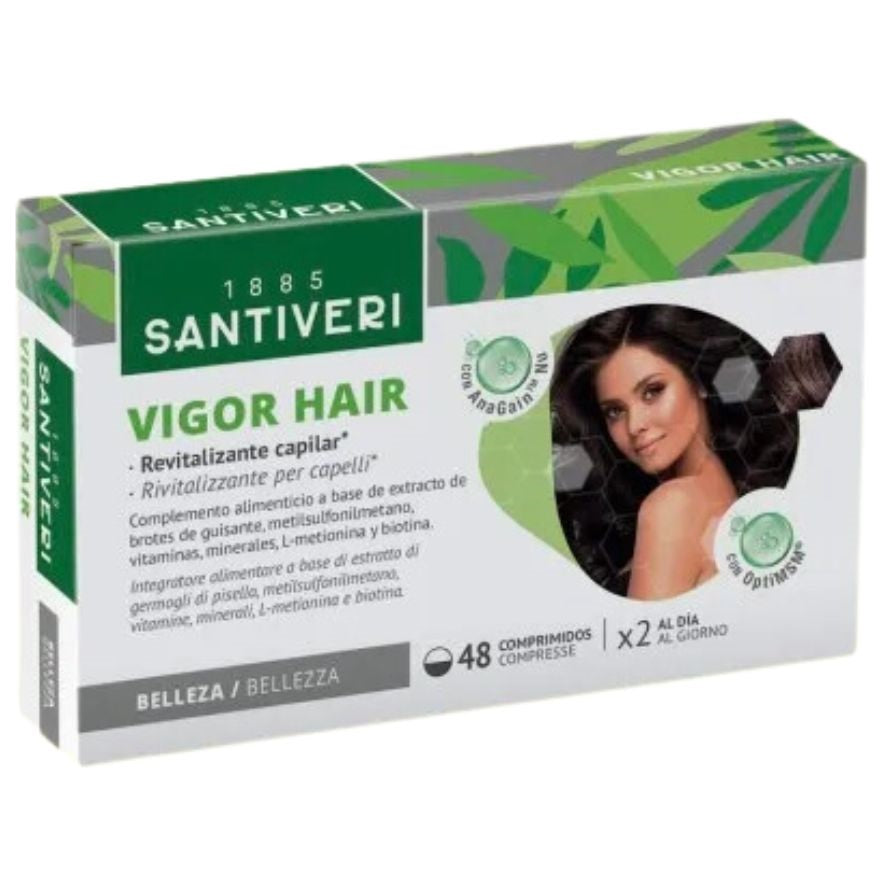 Vigor Hair Revitalizante Capilar 48 Comprimidos | Santiveri - Dietetica Ferrer
