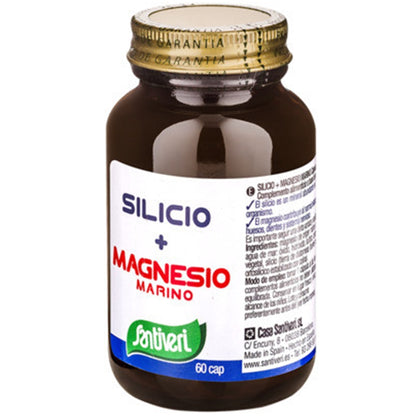 Silicio + Magnesio Marino 60 Capsulas | Santiveri - Dietetica Ferrer