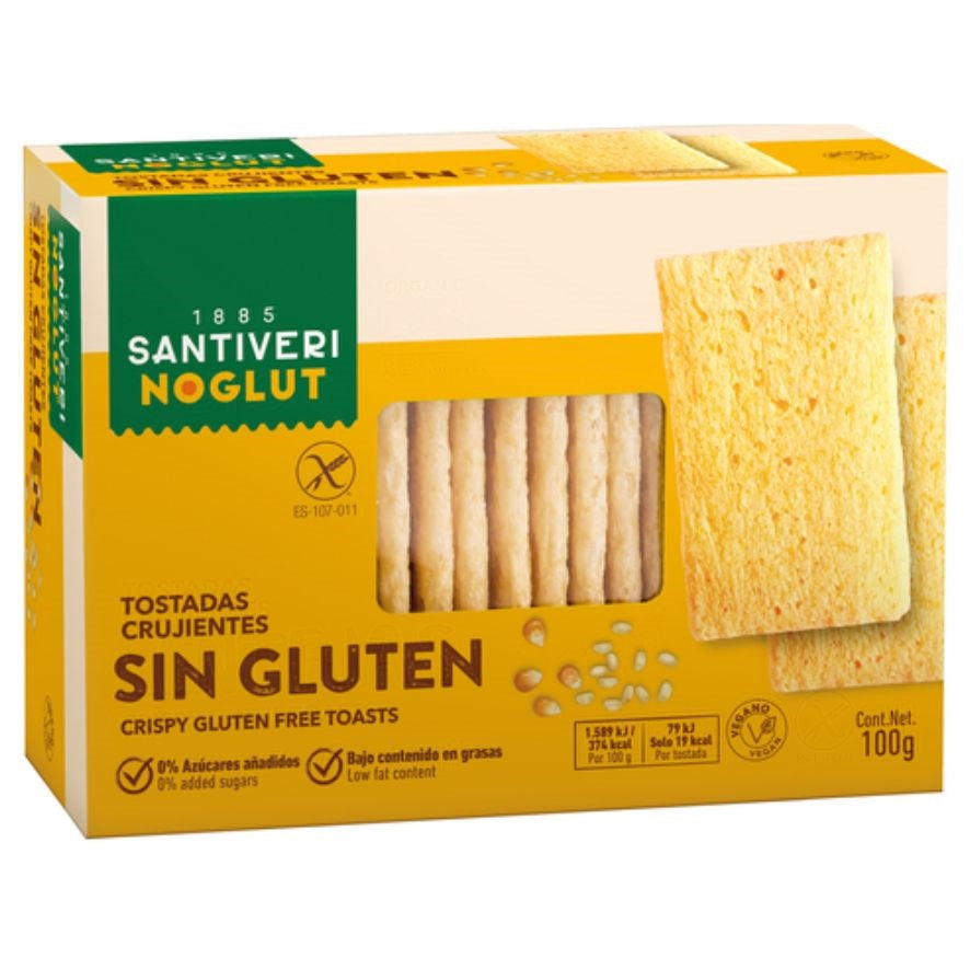 Noglut Tostadas 100 gr | Santiveri - Dietetica Ferrer