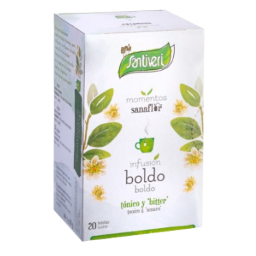 Sanaflor Infusion de Boldo 20 Bolsitas | Santiveri - Dietetica Ferrer
