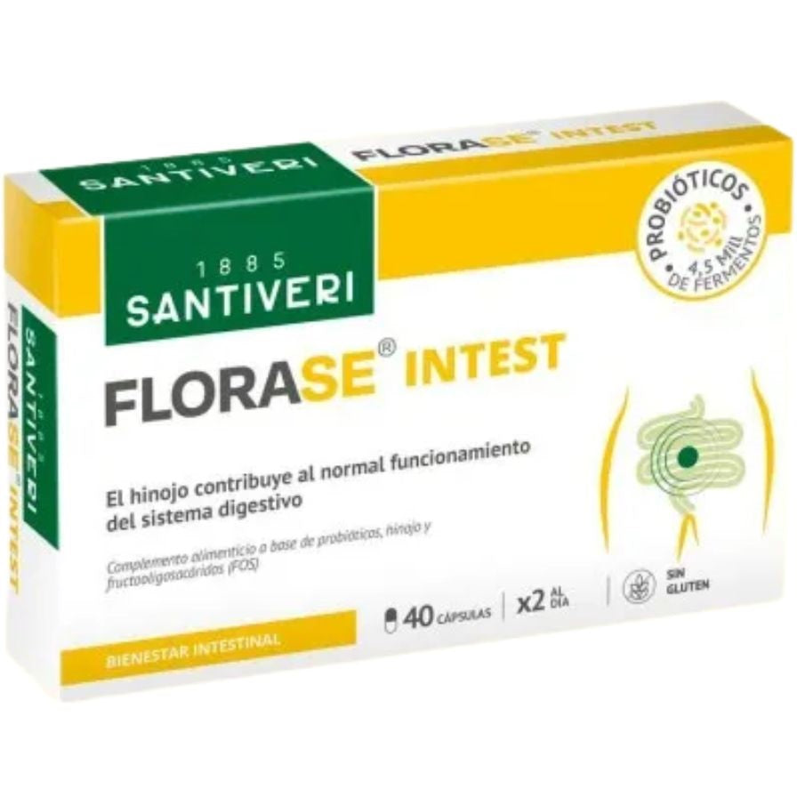 Florase Intest 40 Capsulas | Santiveri - Dietetica Ferrer
