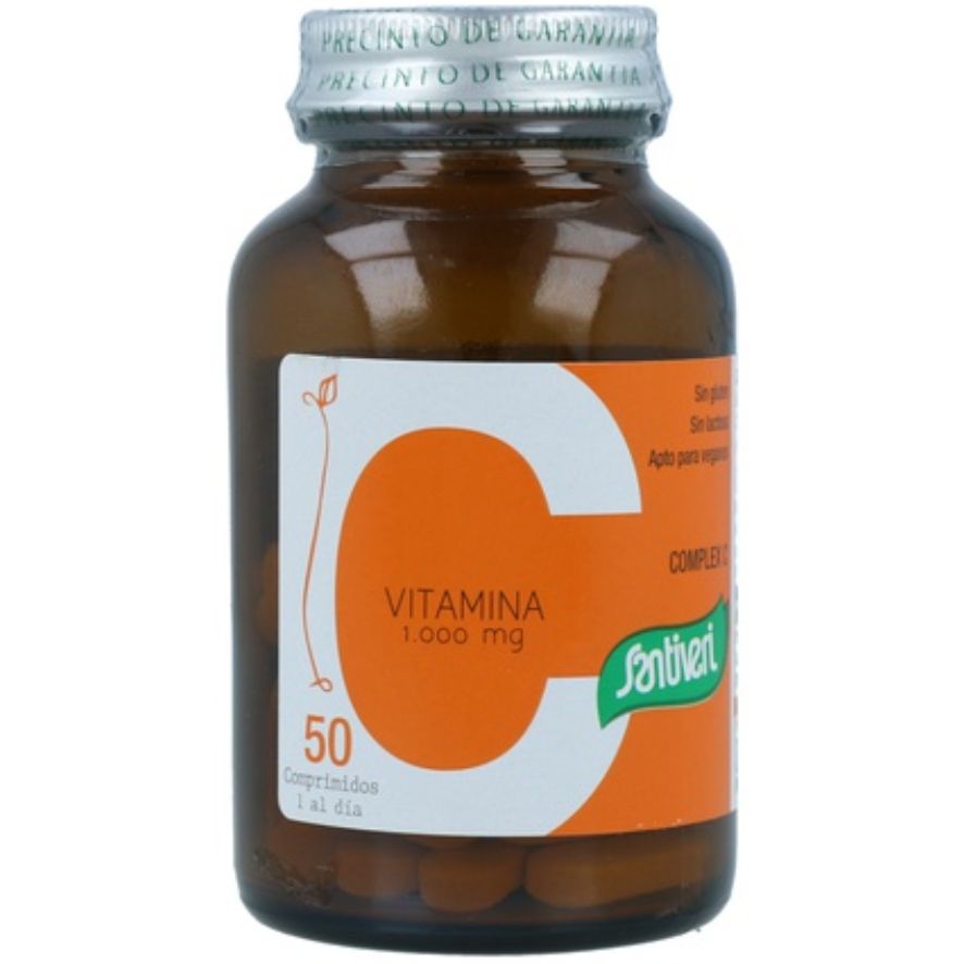 Vitamina C 1000 mg 50 comprimidos | Santiveri - Dietetica Ferrer