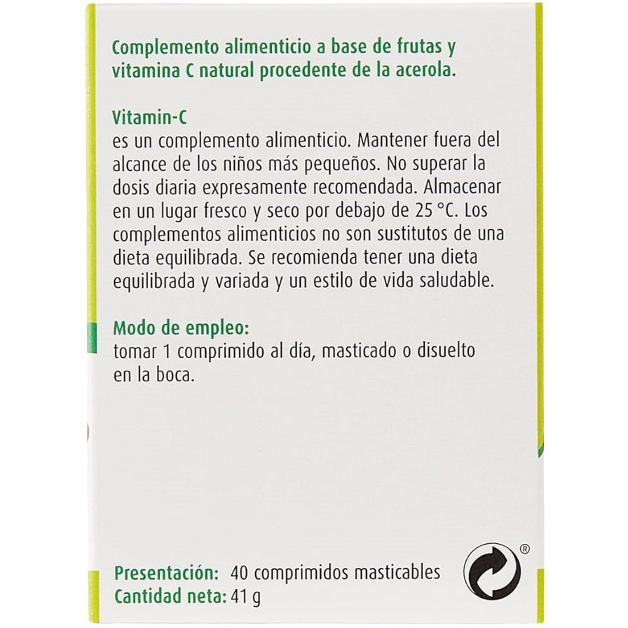 Natural Vitamina C 40 Comprimidos | Um Vogel