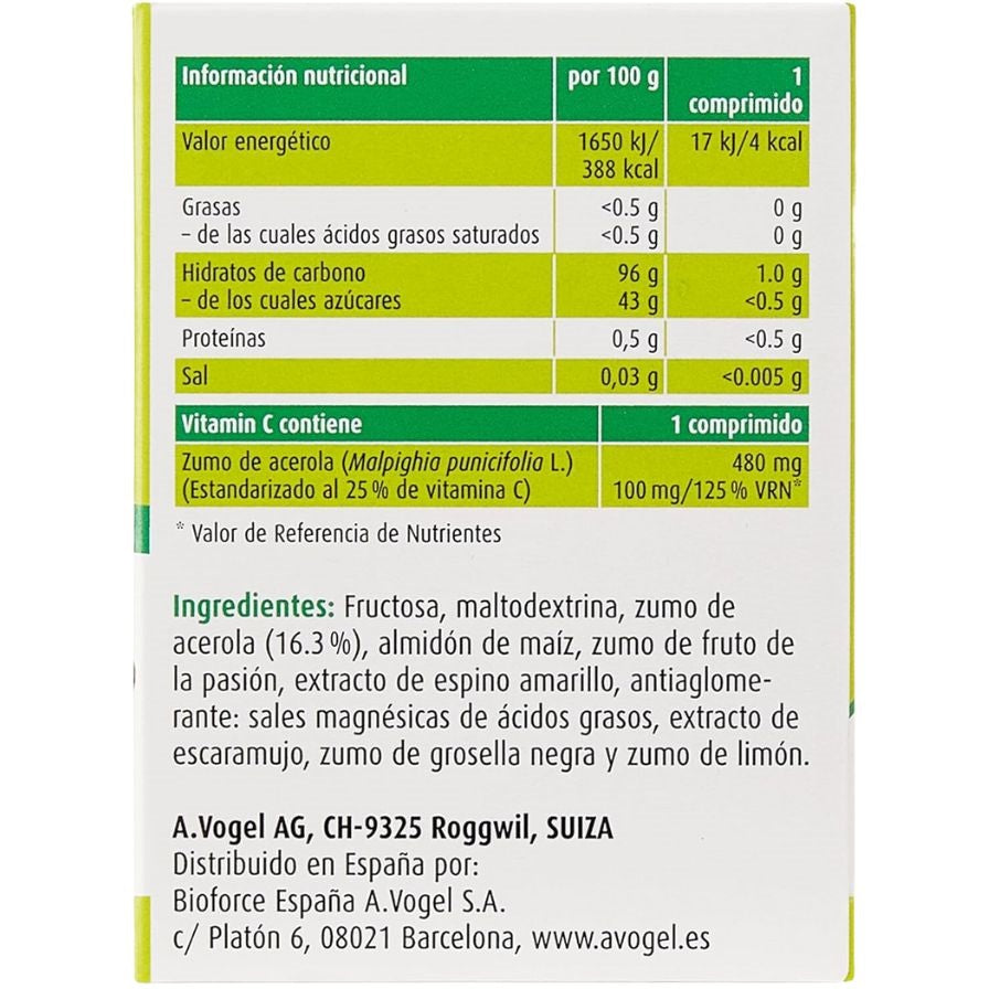 Natural Vitamina C 40 Comprimidos | Um Vogel