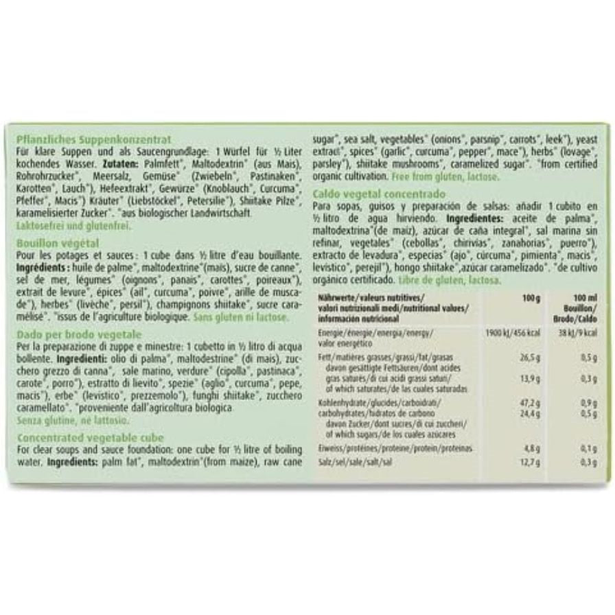Caldo de Legumes Herbamare em Cubos 8 porções | Um Vogel