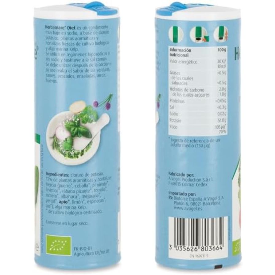 Herbamare Diet 125 gr | A Vogel - Dietetica Ferrer