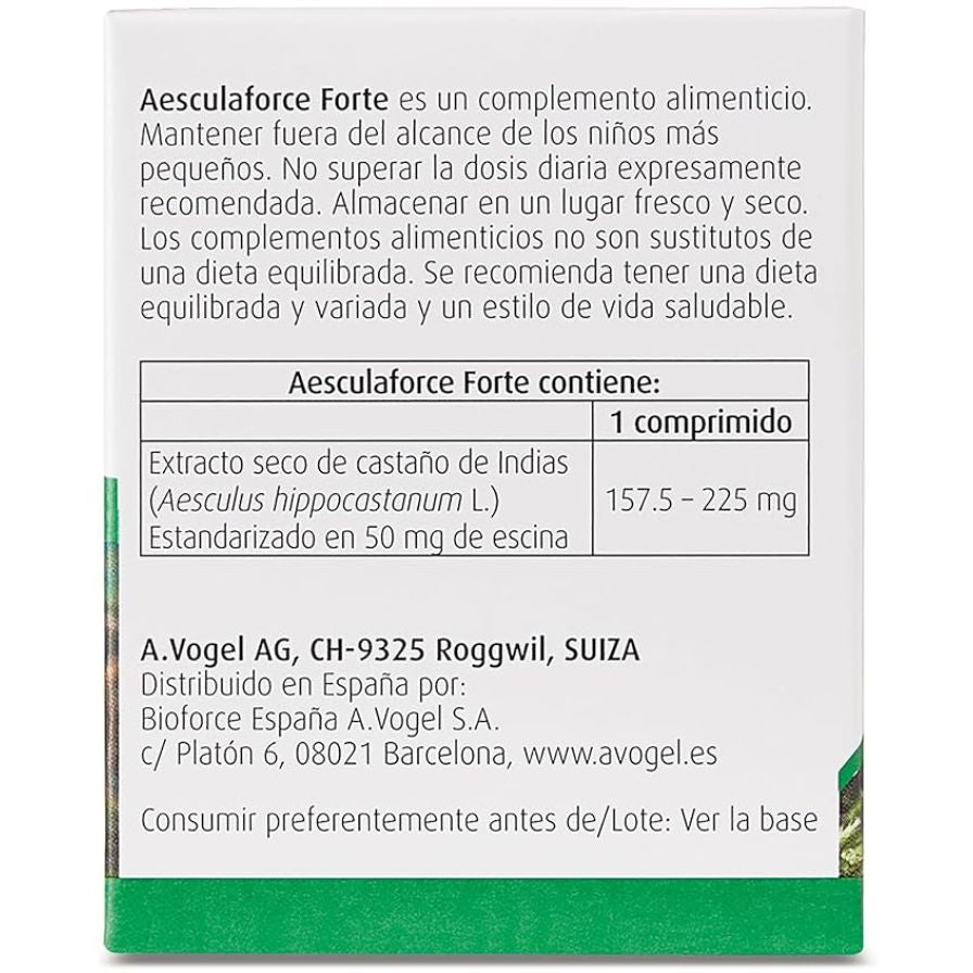 Aesculaforce Forte 30 Cápsulas | Um Vogel