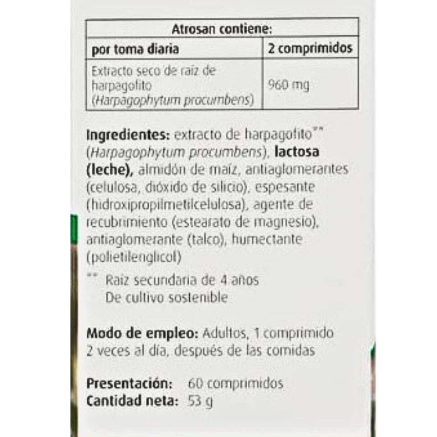 Atrosan Forte 60 Comprimidos | Um Vogel