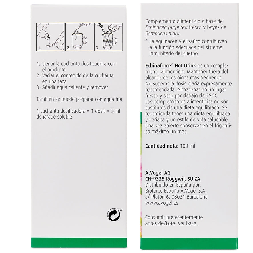 Bebida Quente Echinaforce 100ml | Um Vogel