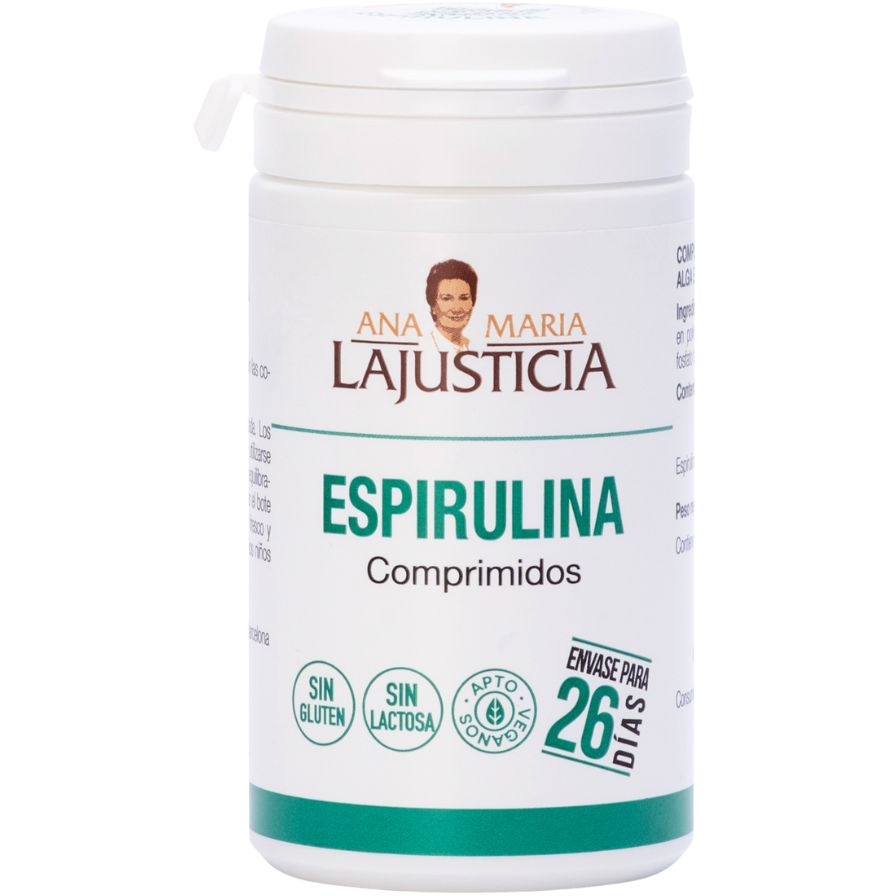 Espirulina 160 Comprimidos | Ana Maria Lajusticia - Dietetica Ferrer