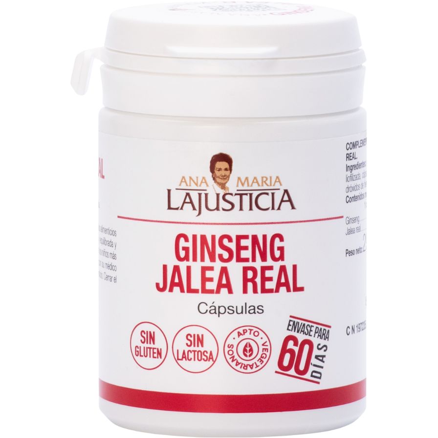 Ginseng con Jalea Real 60 Capsulas | Ana Maria Lajusticia