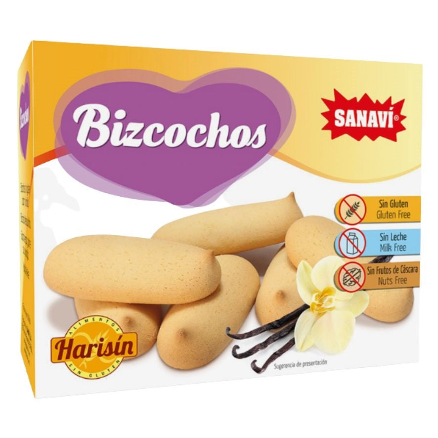 Bizcochos de Vainilla Harisin 150 gr | Sanavi - Dietetica Ferrer