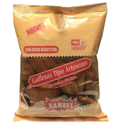 Galletas Artesanas con Fibra Bioactiva 300 gr | Sanavi - Dietetica Ferrer