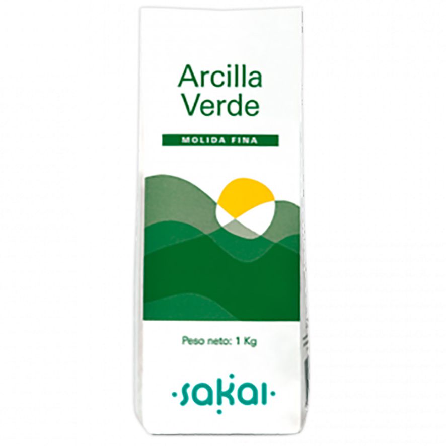 Arcilla Verde 1 Kg | Sakai - Dietetica Ferrer