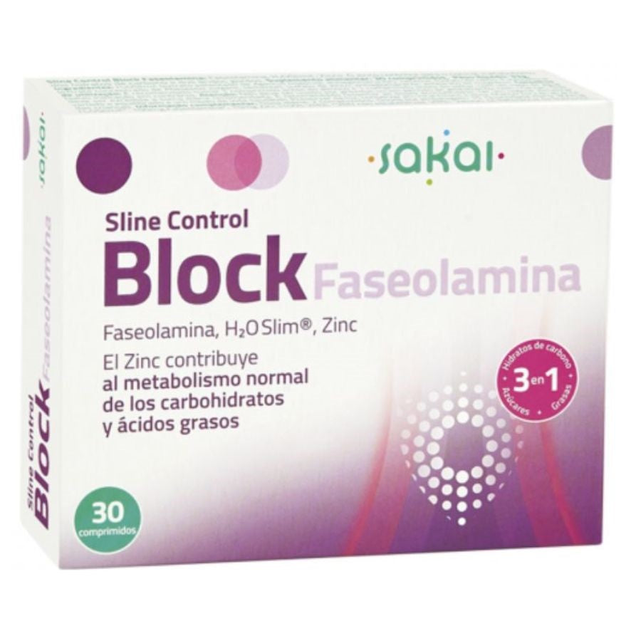 Sline Control Block Faseolamina 30 Comprimidos | Sakai - Dietetica Ferrer