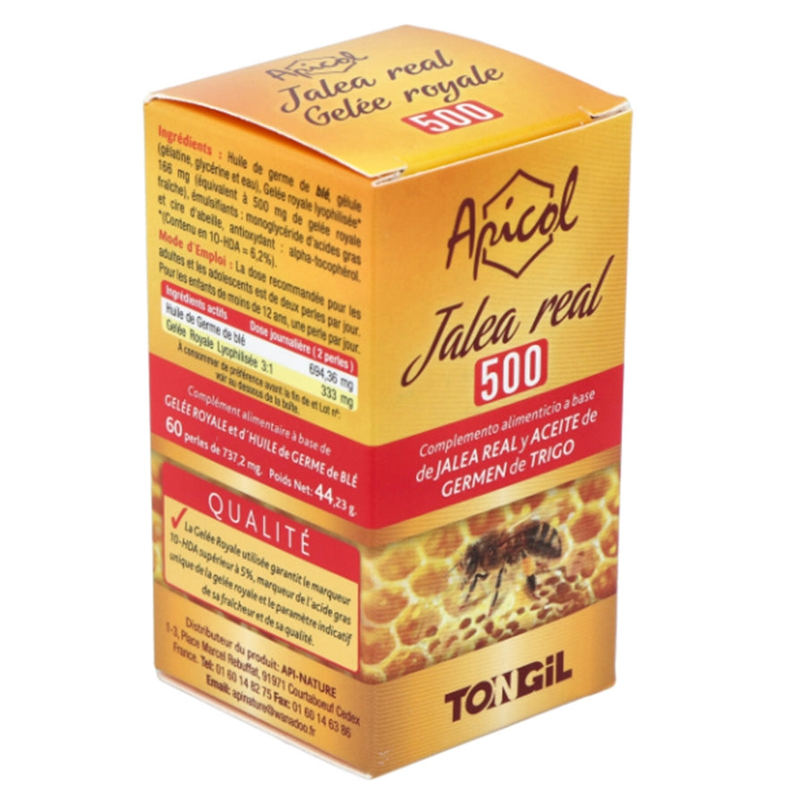 Apicol Jalea Real 500 60 Perlas | Tongil - Dietetica Ferrer