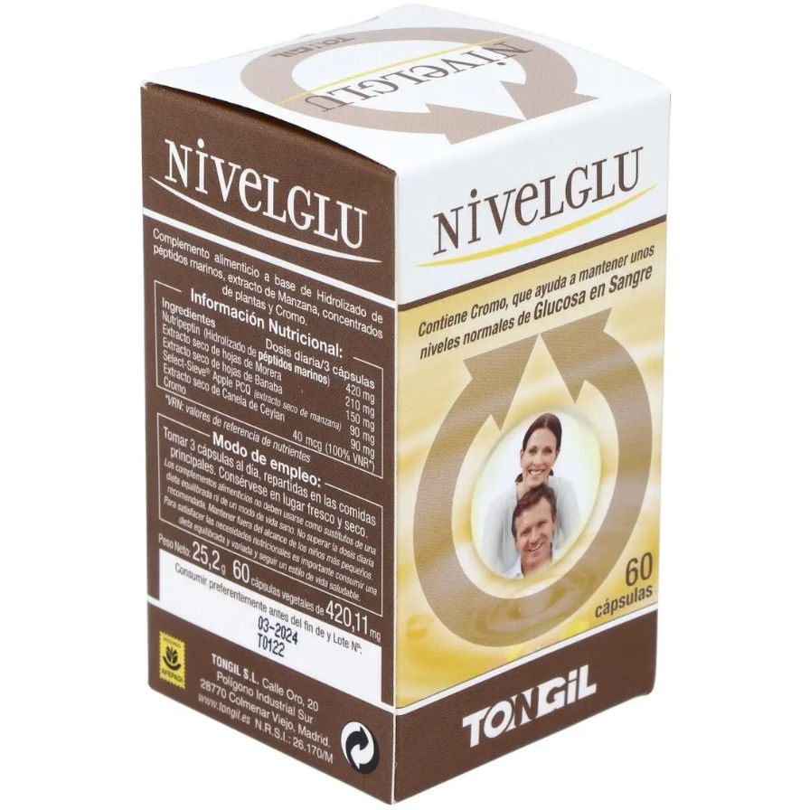 Nivelglu 60 Capsulas | Tongil - Dietetica Ferrer