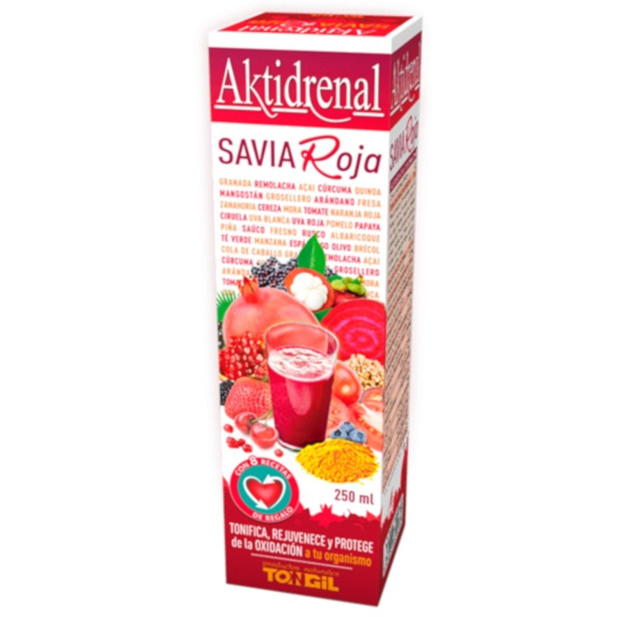 Aktidrenal Savia Roja 250 ml | Tongil - Dietetica Ferrer