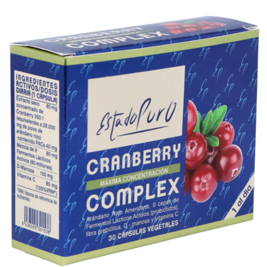 Estado Puro Cranberry Complex 30 Capsulas | Tongil