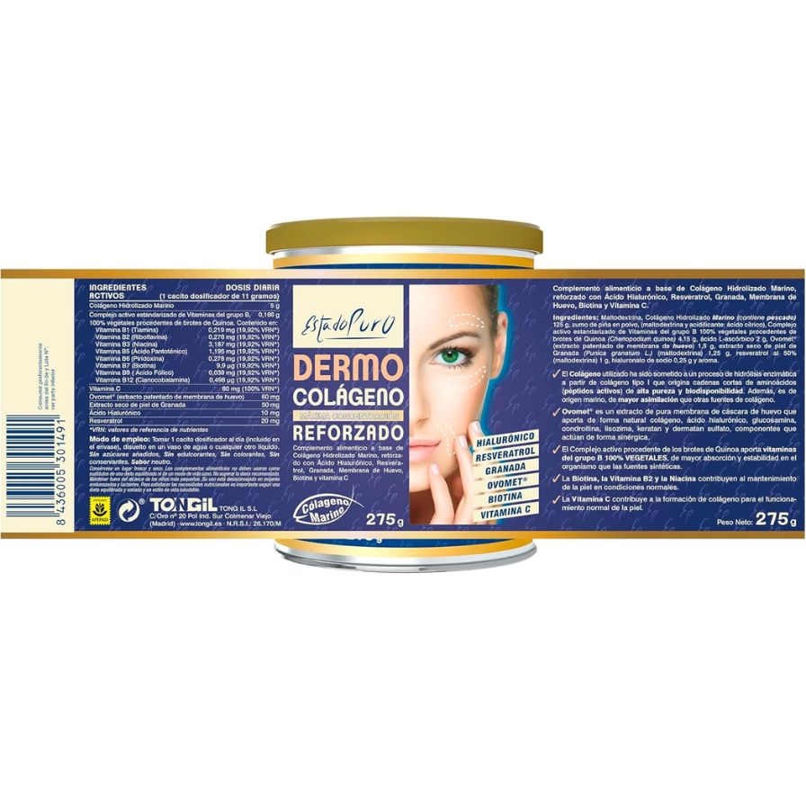 Estado Puro Dermo Colageno 275 gr | Tongil - Dietetica Ferrer