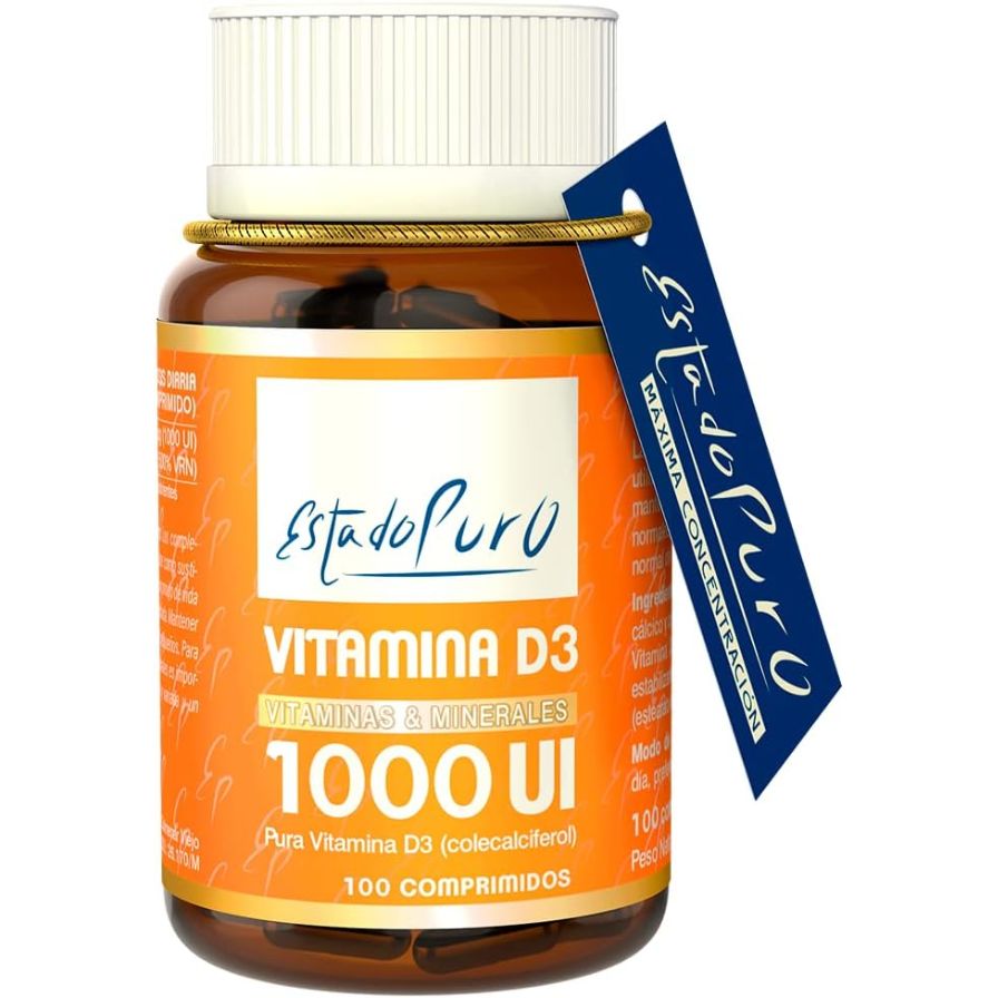 Estado Puro Vitamina D3 1000 Ui 100 Comprimidos | Tongil