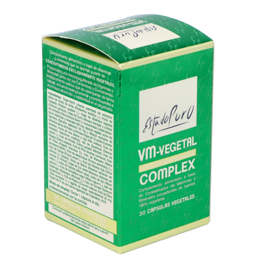 Pure State Vm-Vegetal Complex 30 Cápsulas | Tongil