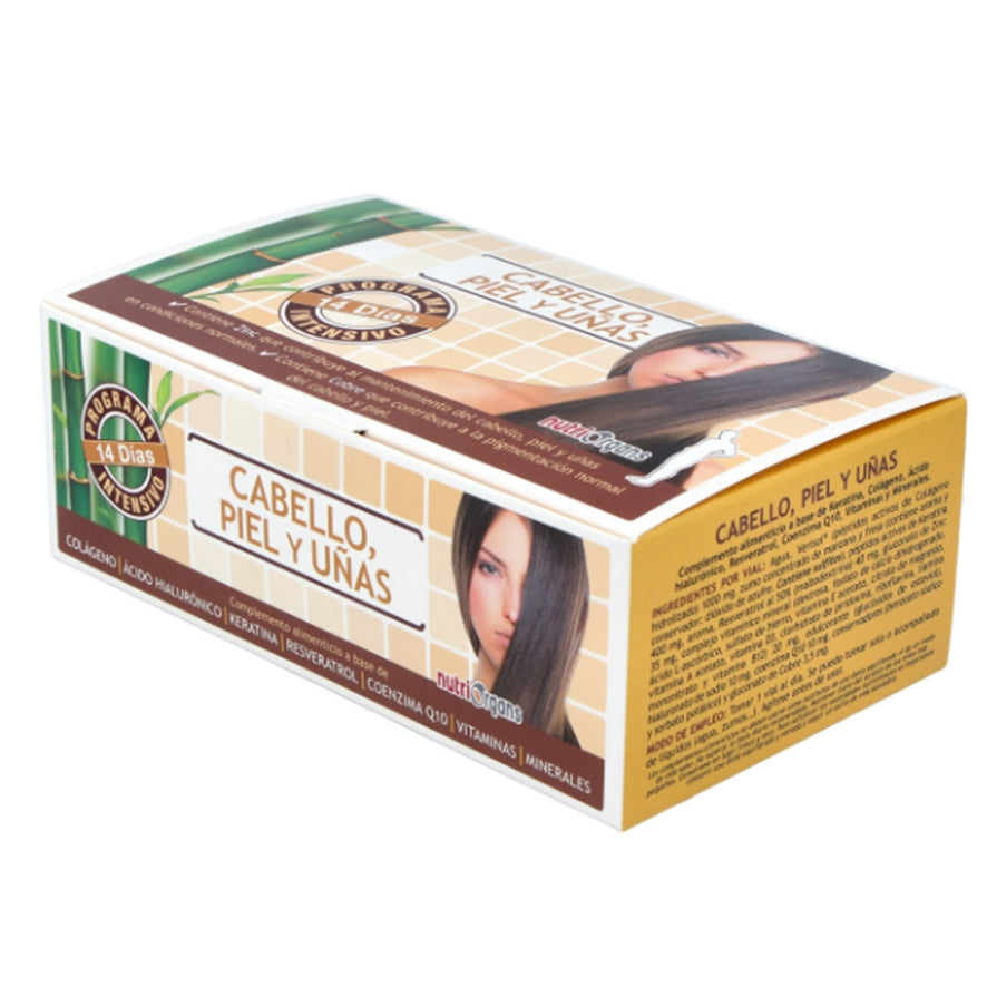 Nutriorgans Cabello Piel y Uñas 14 Viales | Tongil