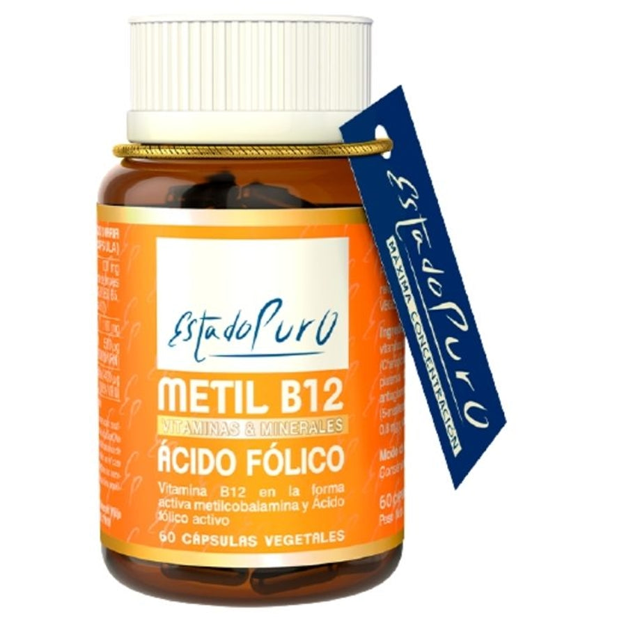 Ácido Fólico Metil B12 Puro Estado 60 Cápsulas | Tongil