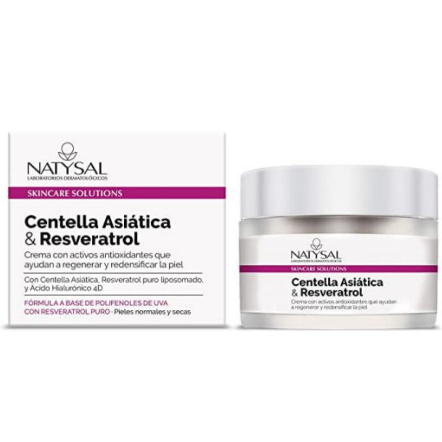 Crema Centella Asiática Y Resveratrol 50 Ml | Natysal