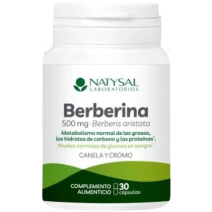 Berberina 500 Mg 30 Cápsulas | Natysal - Dietetica Ferrer