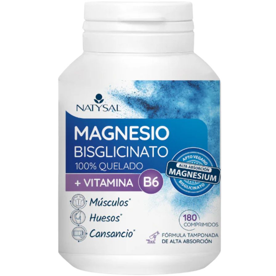 Magnesio Bisglicinato + Vitamina B6 Comprimidos | Natysal