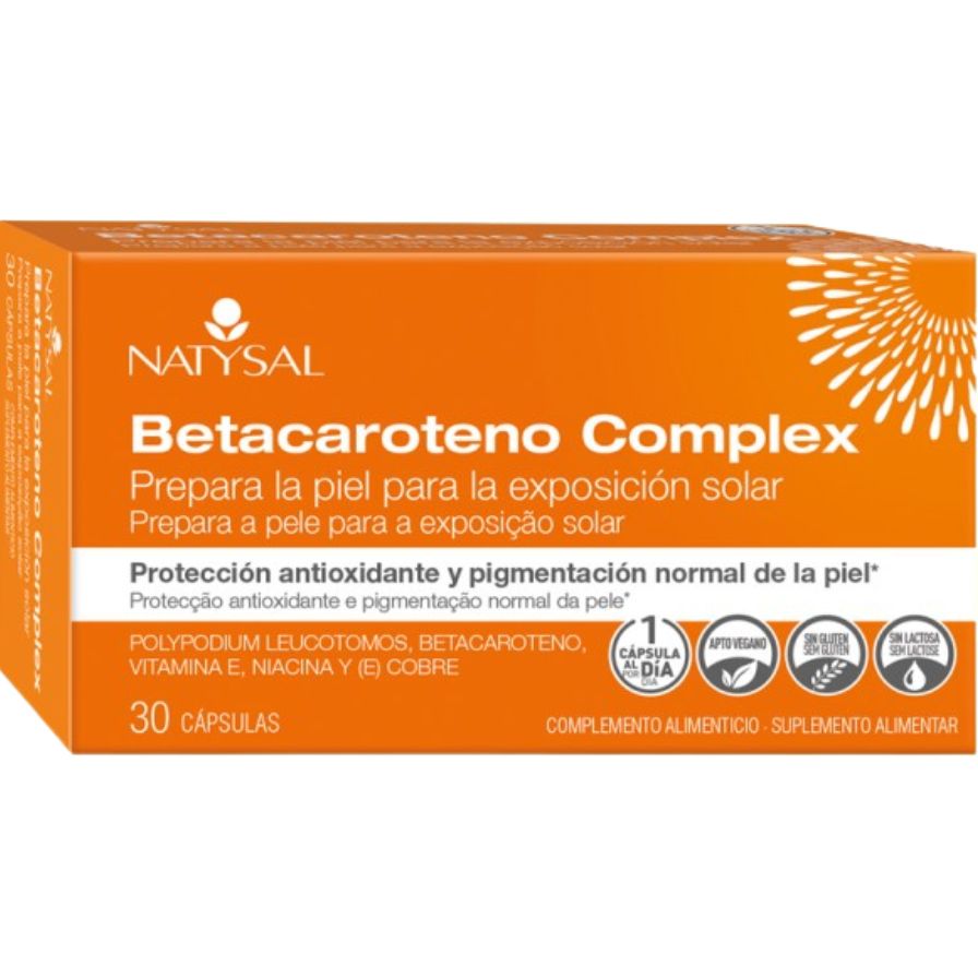 Betacaroteno Complex 30 Cápsulas | Natysal